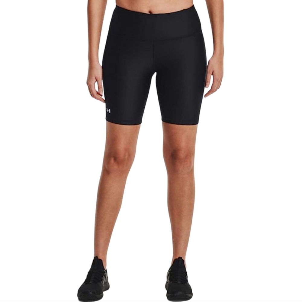 Under Armour Women's HeatGear High Rise Bike Shorts